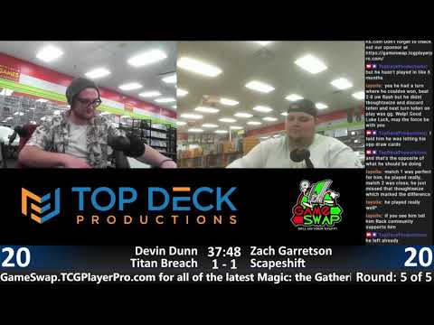 Friday Night Modern (5/17/19) - Devin Dunn (Titan Breach) vs. Zach Garretson (Scapeshift)
