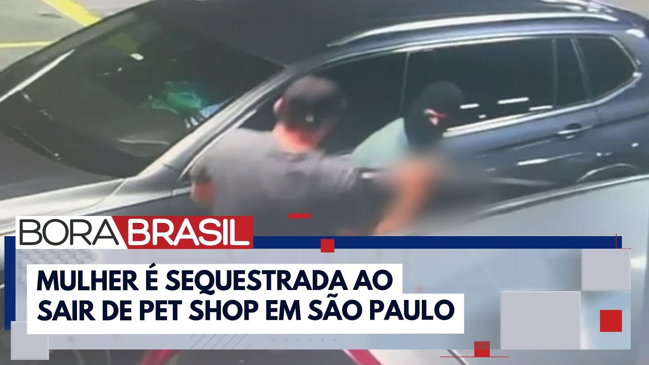 Mulher é sequestrada ao sair de pet shop em SP