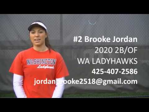 Brooke Jordan Softball Skills Video