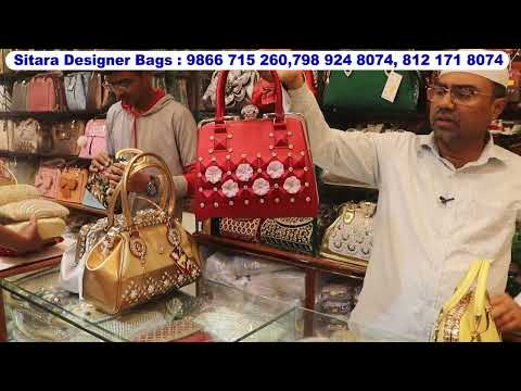 Ramadan Charminar Shopping For Ladies bags | Cheap & Best | Sitara Designer Bags | Hyderabad Bag
