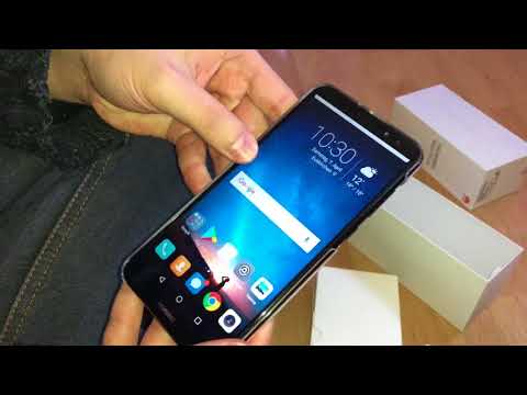 Huawei Mate 10 lite Dual-Sim Smartphone (5.9 inches), 64GB internal memory unboxing and manual