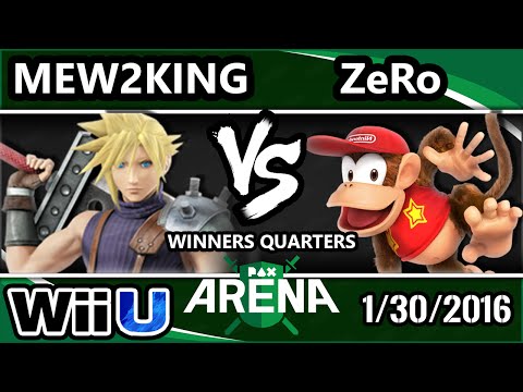 PAX - MVG CoG | Mew2King (Cloud) Vs. TSM | Zero (Diddy, Sheik) SSB4 WQ - Smash Wii U - Smash 4