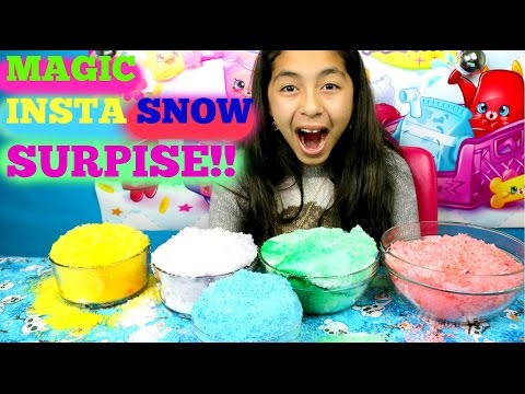 Coloring Magic Insta Snow Surprise |B2cutecupcakes Video