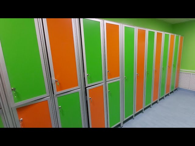 Влагостойкий шкаф для раздевалки AquaLocker-4H от производителя ...