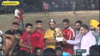 (13) Dhaliwal Bet (Kapurthala) Kabaddi Tournament 15 Mar 2016