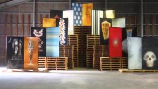 The Making of "Crossroads" - A Contemporary Art Installation of Folding Screens