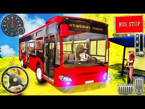 Offroad Bus Hill Climb Simulator 2019 - Mountain Coach Driving - Android GamePlay