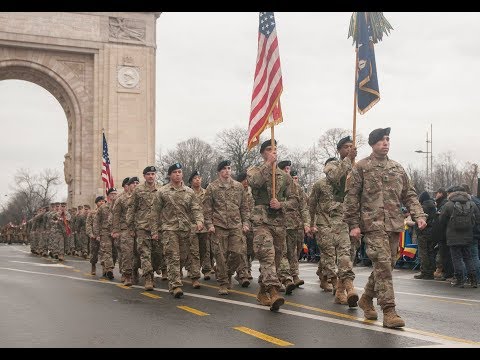 U.S. Soldiers March in Romania's National Day Parade