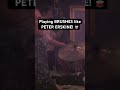 Playing BRUSHES like PETER ERSKINE! 🥁 #drums