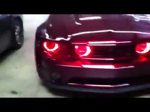 ORACLE Red SMD Halos Installed on Shaq's 2011 Mustang