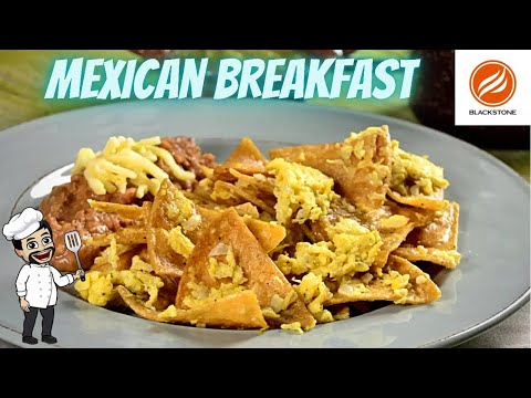 Migas on the Blackstone griddle - how to cook a Mexican breakfast