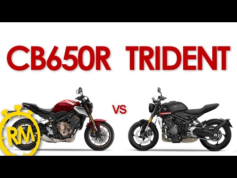 Triumph Trident 660  vs  Honda CB650R  [QuickTest#19] Review