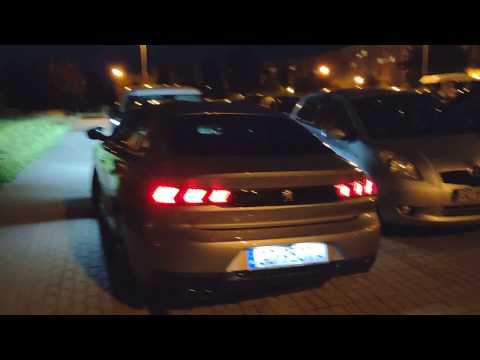 New Peugeot 508 2019 GT New LED Animated Lights In the Nighttime