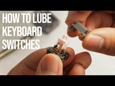 How To Lube and Film MX Style Keyboard Switches