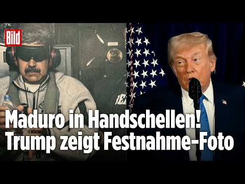 FOTO VON MADURO-FESTNAHME: US-Militär stürzt Diktator in spektakulärer Operation in Venezuela