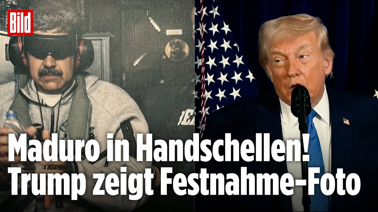 FOTO VON MADURO-FESTNAHME: US-Militär stürzt Diktator in spektakulärer Operation in Venezuela