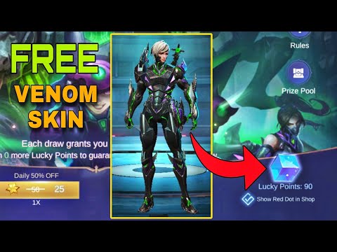 HOW TO GET FREE SKINS IN MOBILE LEGENDS | Free Venom Skins MLBB