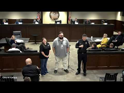 Calera City Council Meeting - 11/03/25