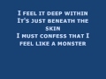 Skillet - Monster (Radio Edit) Lyrics 