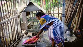 Cloth washing in Rural South India