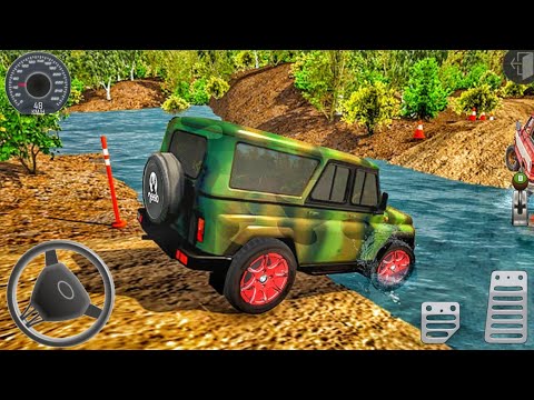 Offroad Jeep Driving Simulator - Luxury SUV 4x4 Prado Stunt Racing 3D - Android Gameplay