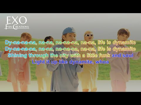 BTS - Dynamite (Karaoke Video)