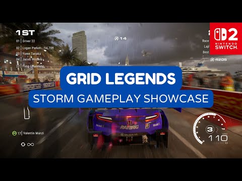 GRID Legends Switch 2 Gameplay – Quality Mode Rain Race (1440p)