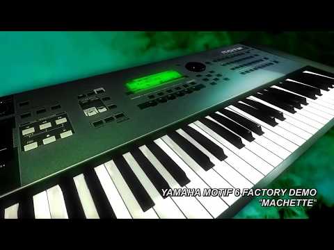 Yamaha Motif 6 Factory Demo 03   Machette