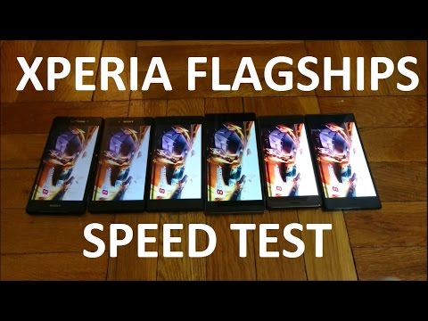 Sony Xperia XZ vs X Performance vs Z5 Premium vs Z5 vs Z3+ vs Z3v Speed Test