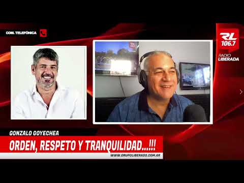 + GONZALO GOYECHEA // ORDEN RESPETO Y TRANQUILIDAD //MAÑANAS LIBERADAS // RL CASILDA - SANTA FE