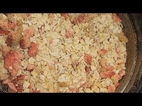Homemade "instant" strawberries and cream oatmeal | How to make "instant" oatmeal