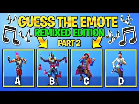 Guess The Fortnite Dance... BUT With Remixed Music..!