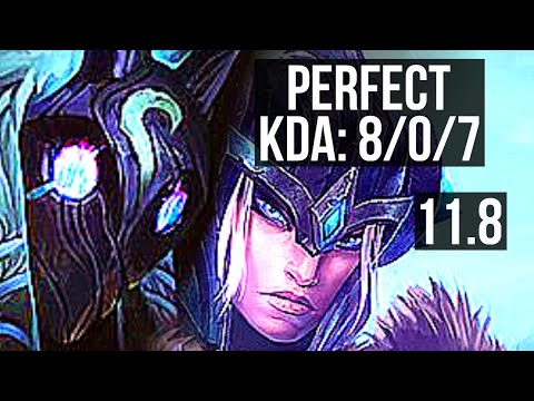 KINDRED vs SEJUANI (JUNGLE) | 8/0/7, 66% winrate, Legendary | KR Diamond | v11.8