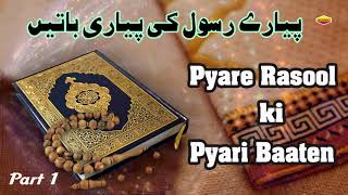 Pyare Rasool Ki Pyari Baaten   Part 1  Quran Aur H