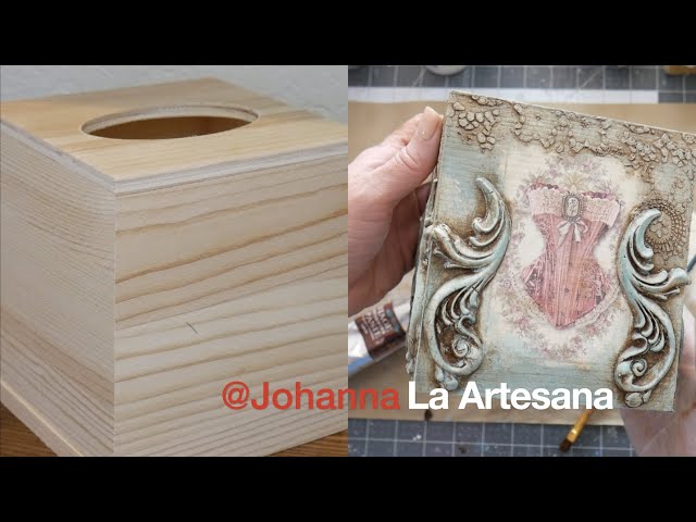 Vídeo relacionado con Caja de pañuelos cosméticos de madera, 26 x 13 x 9 cm, dispensador de pañuelos, práctica caja de pañuelos, caja rectangular para pañuelos convencionales