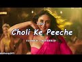 Choli Ke Peeche ( Slowed x Reverbed) | Crew | #slowedreverb #lofi | Kareena K #diljitdosanjhalbum