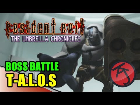 Resident Evil: The Umbrella Chronicles - BOSS BATTLE: CHRIS & JILL VS T-A.L.O.S.