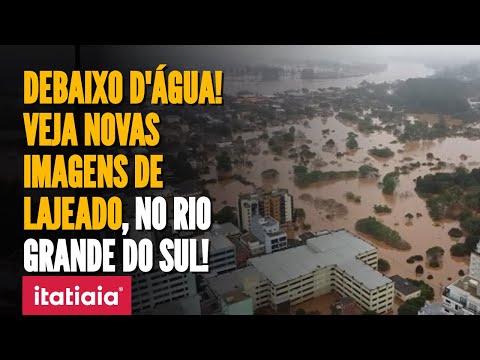 IMPRESSIONANTE! CONFIRA IMAGENS AÉREAS DE LAJEADO, NO RIO GRANDE DO SUL, COMPLETAMENTE INUNDADA!