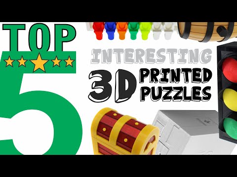 Top 5 Interesting 3D Printed Puzzles