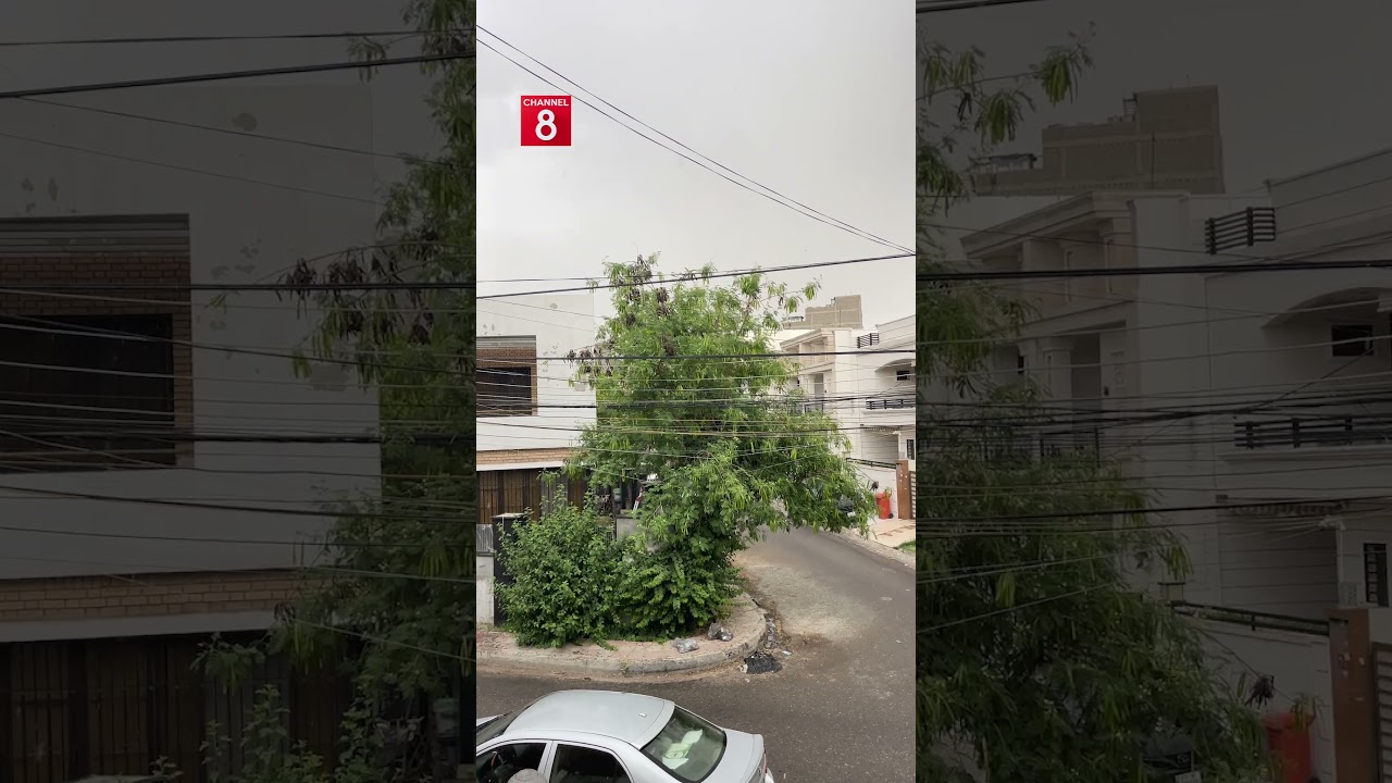ڤیدیۆ | بارانبارین لە شاری هەولێر؛ دیمەنەکان کەمێک پێش ئێستان
