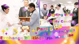 #Mom&DadRenewalOfVowsPart6 #LightingOfTheUnityCandle #ExchangeOfRings #RejoiceInTheLord! 💖💝💕😍🥰🙏