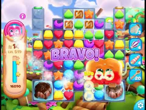 Cookie Jam Blast Level 519 - NO BOOSTERS 🍪 | SKILLGAMING ✔️