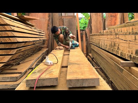 Ingenious Woodworking Workers Techniques & Skills // Amazing Design Extremely Beautiful Large Door