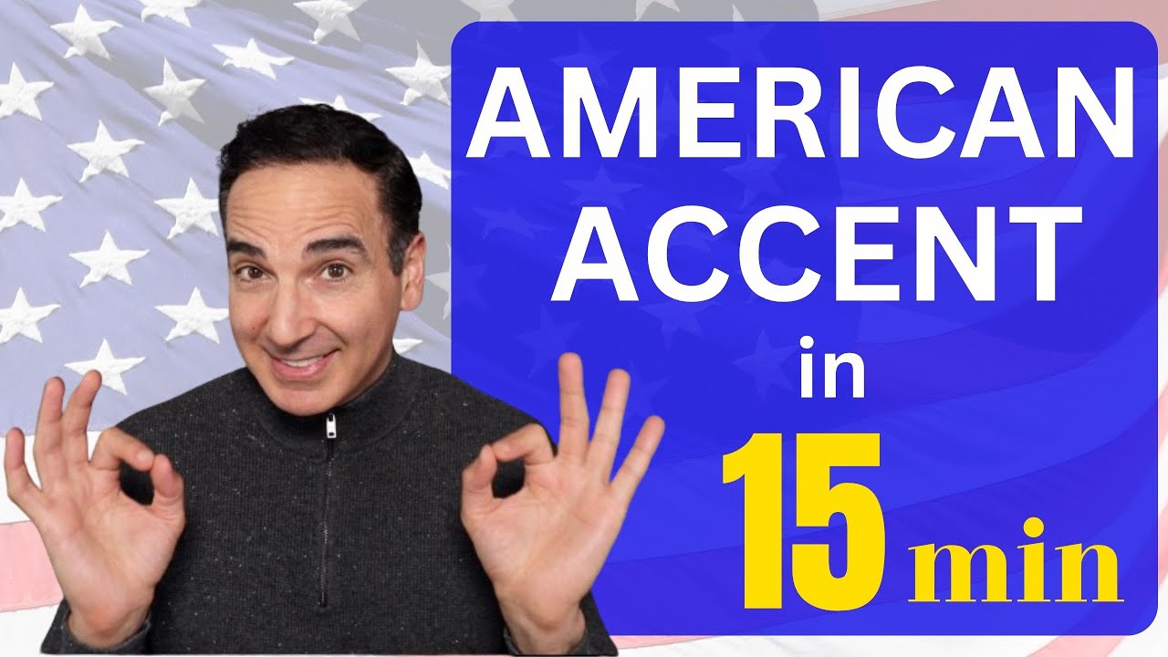 How to sound like a native American  speaker in just 15min! 🇺🇸 :  American Accent Training Practice