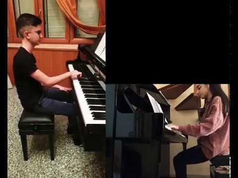 Franz Liszt - Hungarian Rhapsody No.2 (4 hands) - Maria Scalzo/Francesco Guida