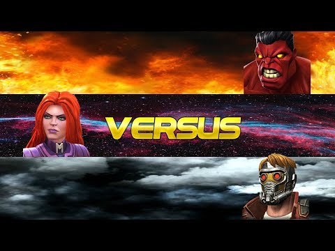 R4 5* Medusa (Unduped) vs Red hulk and Star-Lord Labyrinth of Legends
