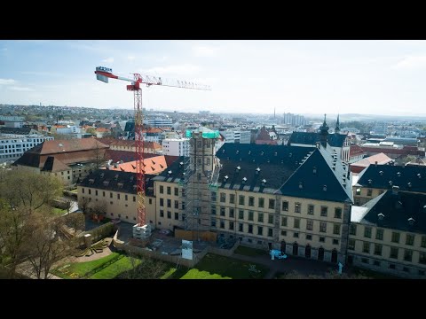 FULDA: Platz für den Aufzug: Der Schlossturm ist komplett entkernt