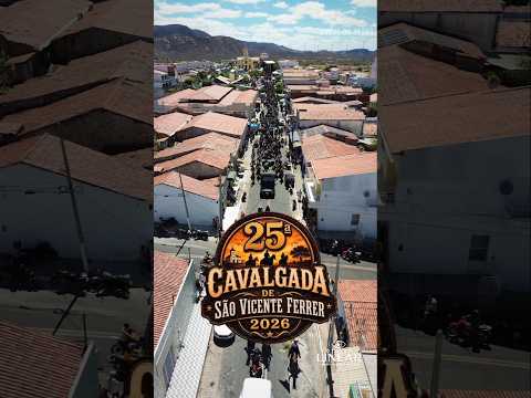 25ª Cavalgada de São Vicente Ferrer 2026 nesse sábado 19 de setembro.