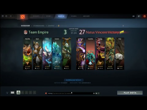 LIVE DOTA2 : NAVI VS TEAM EMPIRE DREAM LEAGUE SEASON 10 GAME1
