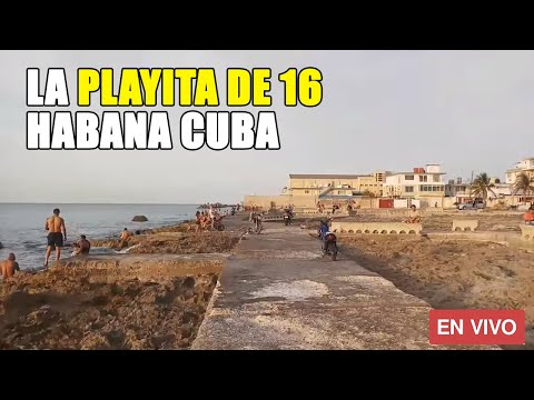 Así está La Famosa "PLAYITA DE 16" donde se bañan los JOVENES CUBANOS de (A PIE) Qué queda de ella?